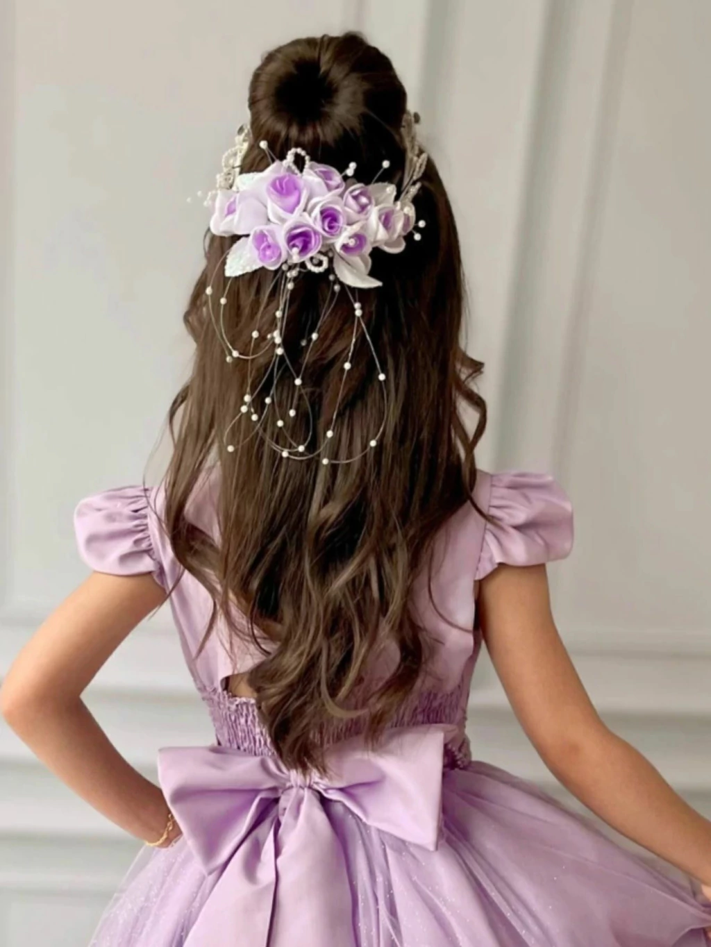 penteado infantil para festa