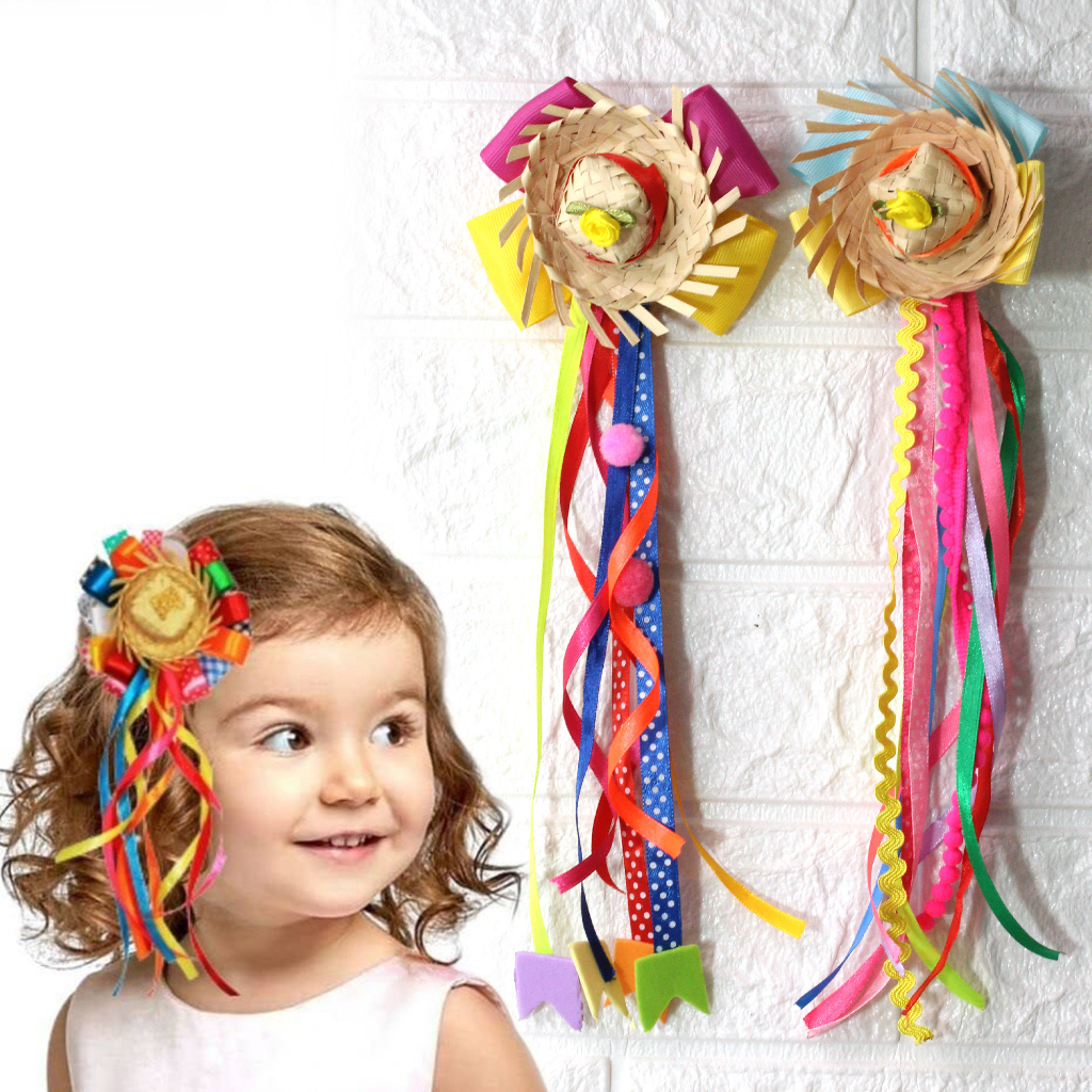 penteado junino infantil vs adulto
