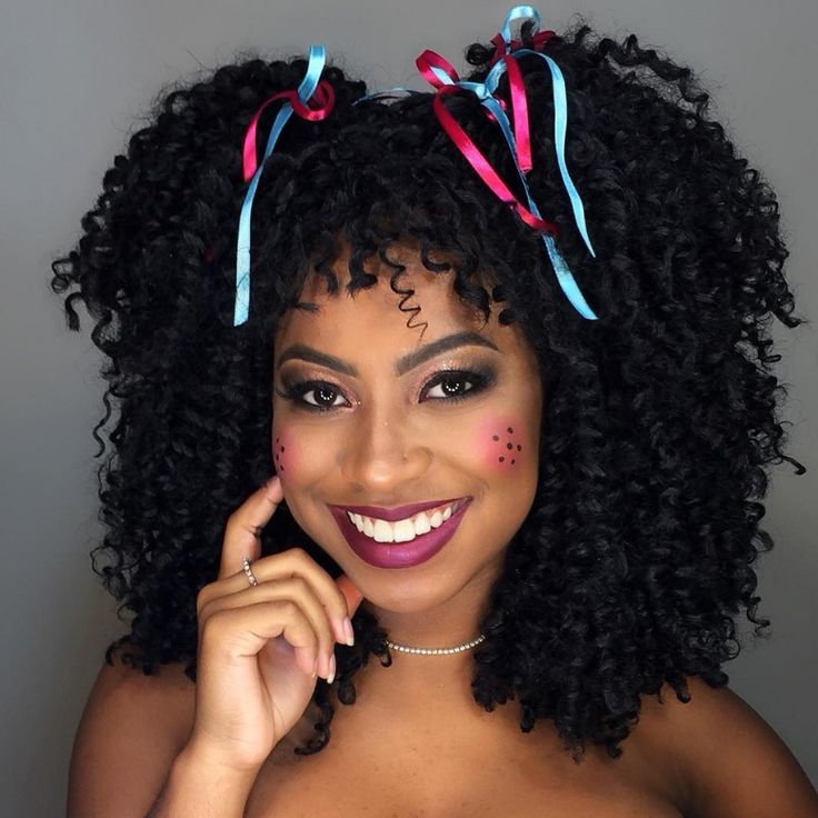trança junina cabelo cacheado
