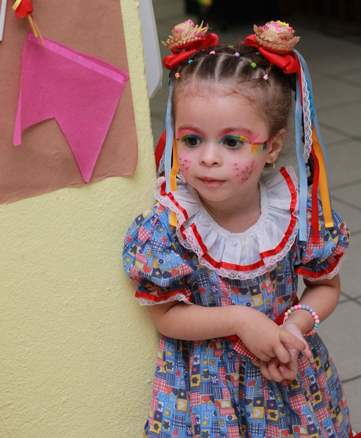 penteado junino cabelo liso infantil