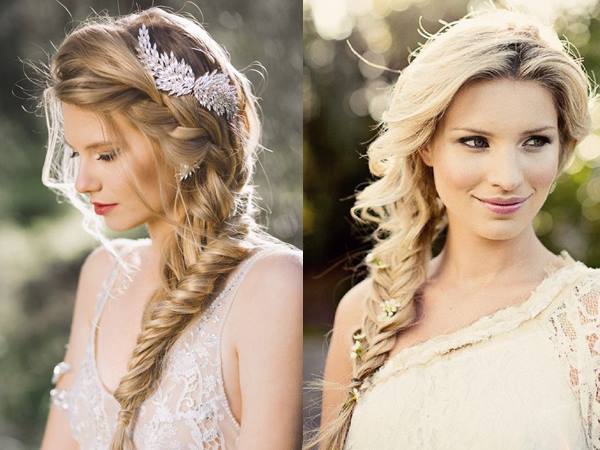 penteado lateral trança