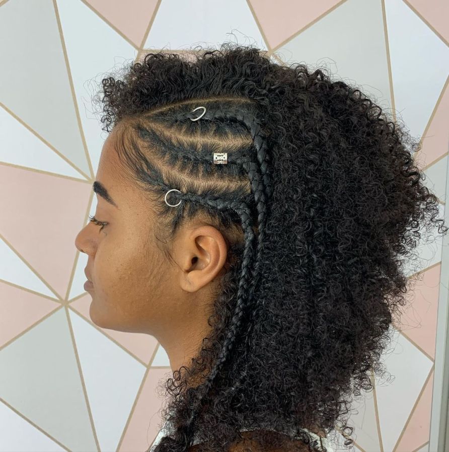 como fazer penteado lateral cabelo cacheado