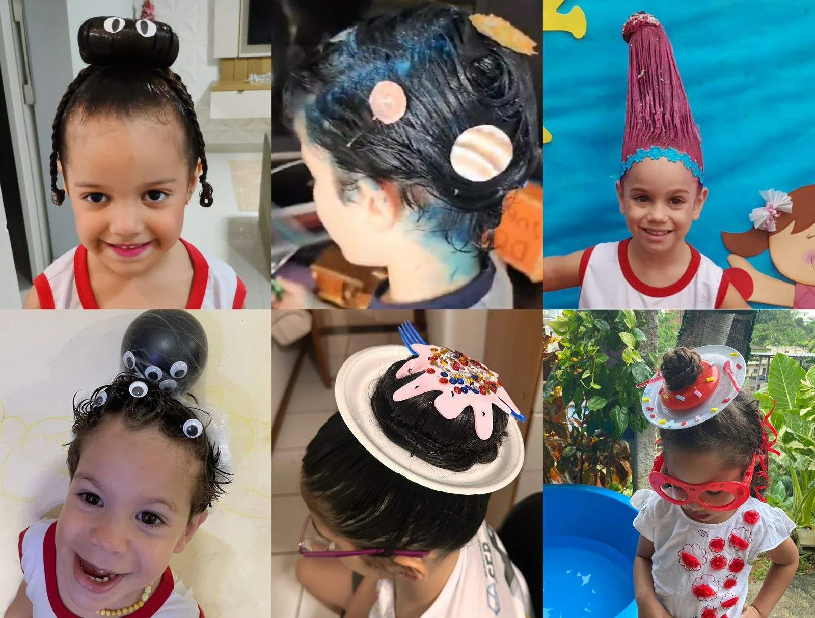 acessórios para cabelo maluco curto