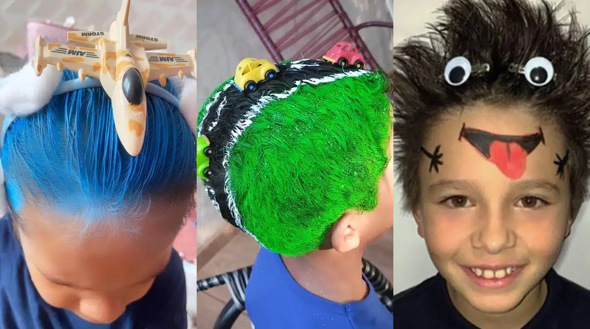 penteado maluco fácil cabelo curto
