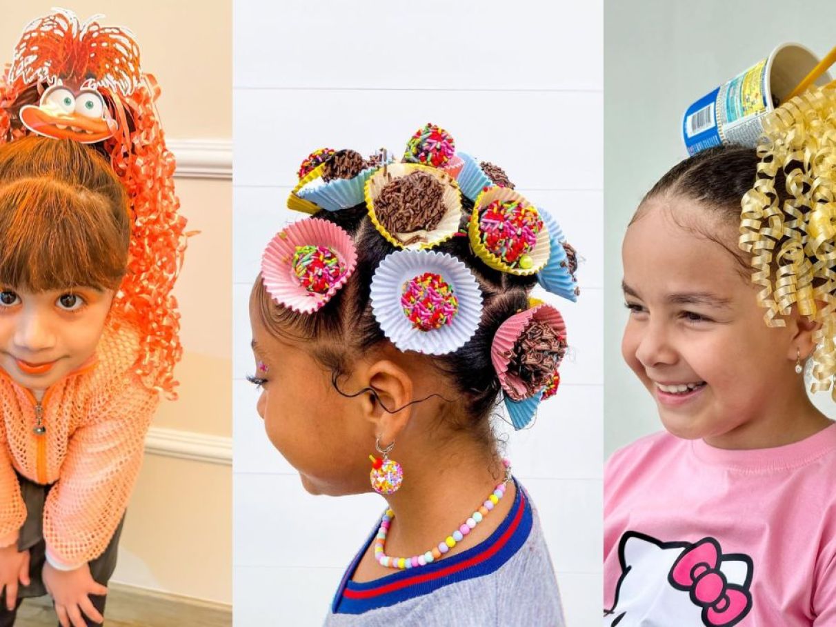 Penteado criativo para meninas