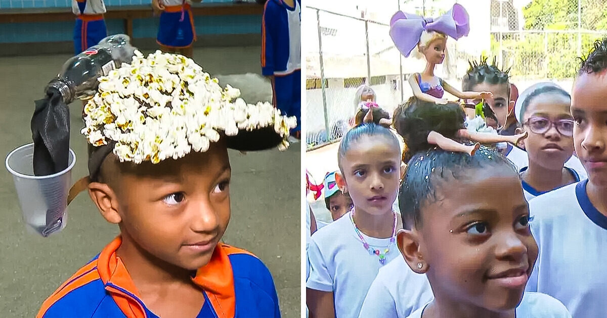 Dia do Cabelo Maluco na escola