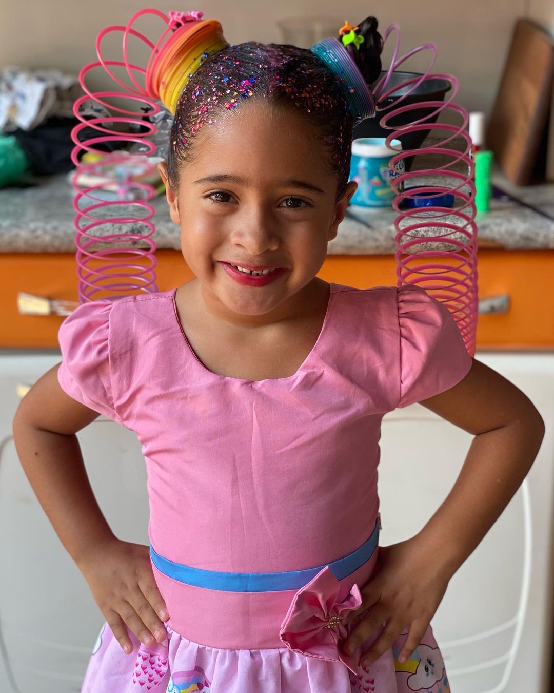 Penteado criativo para meninas