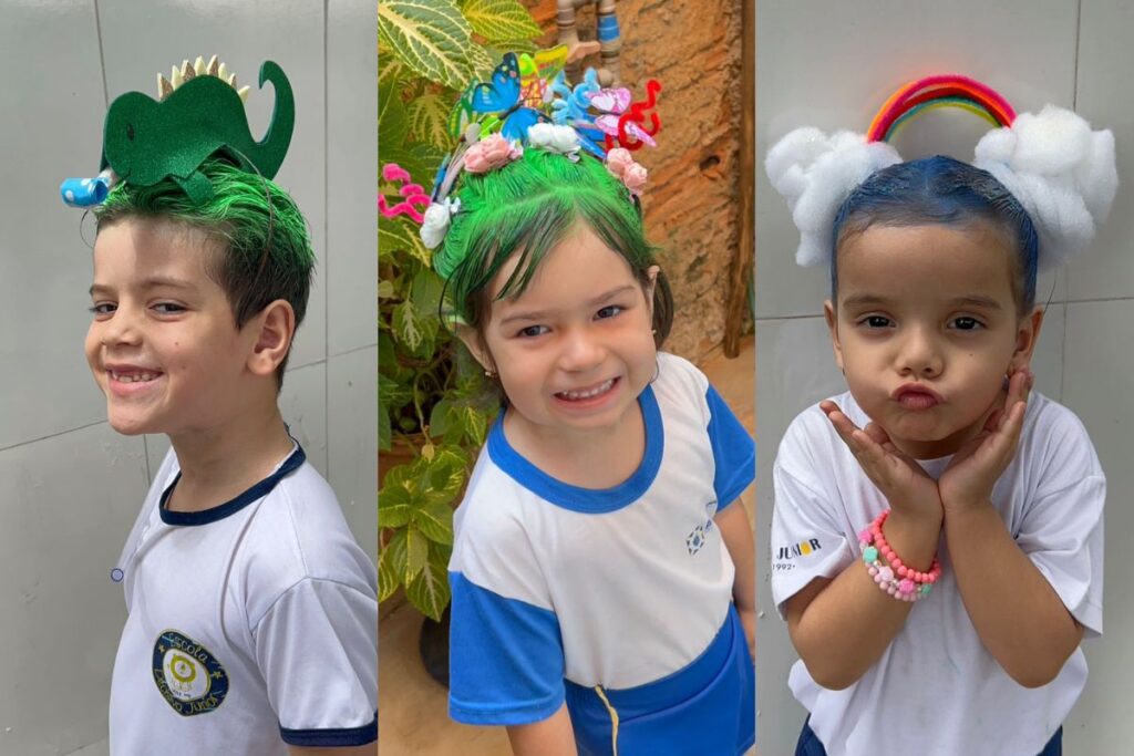 Penteados malucos para crianças
