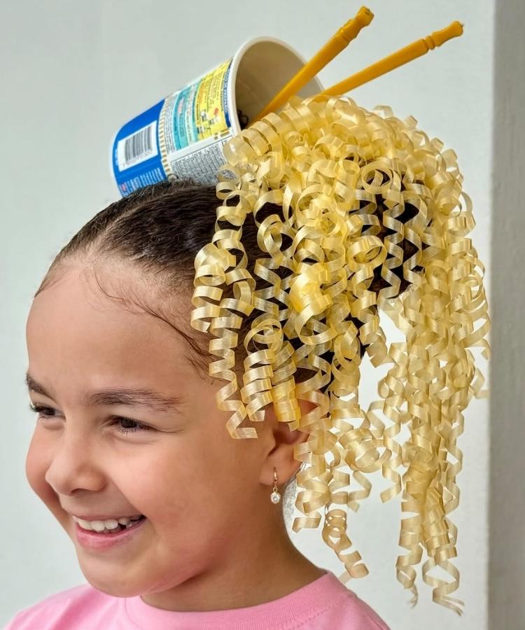 Ideias de cabelo maluco fácil