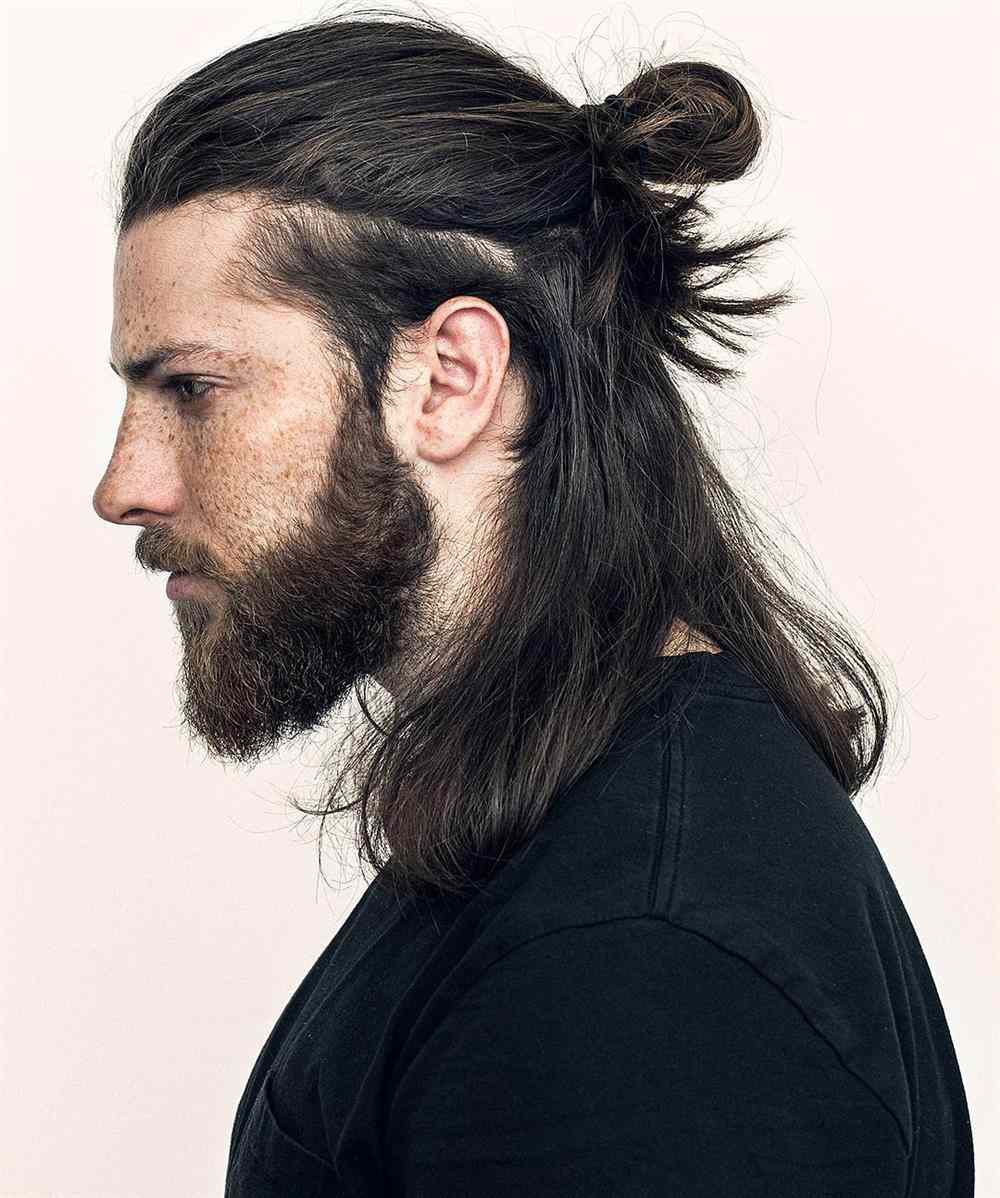 man bun como fazer