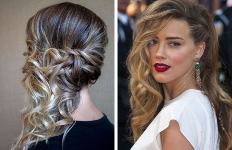 penteado meio preso fácil