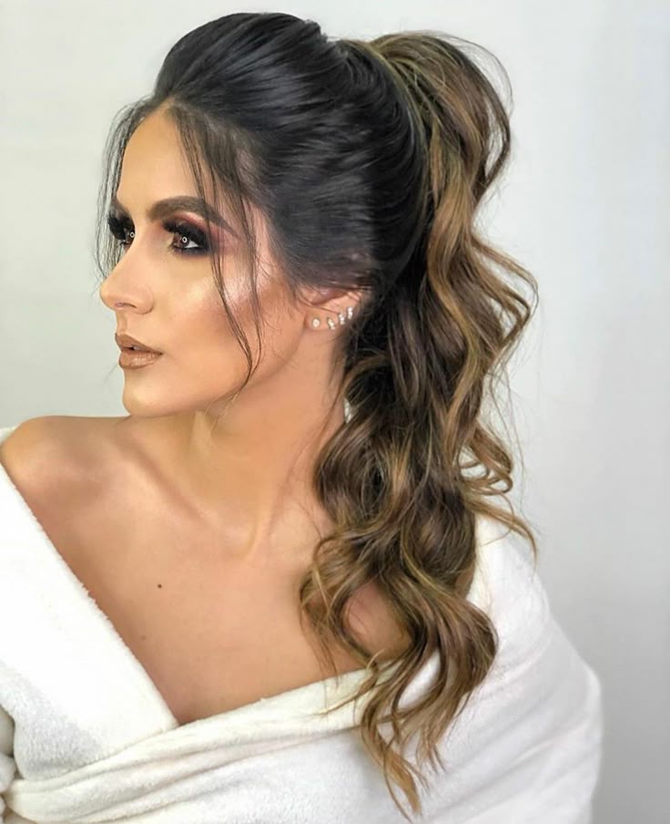 penteado meio preso para casamento