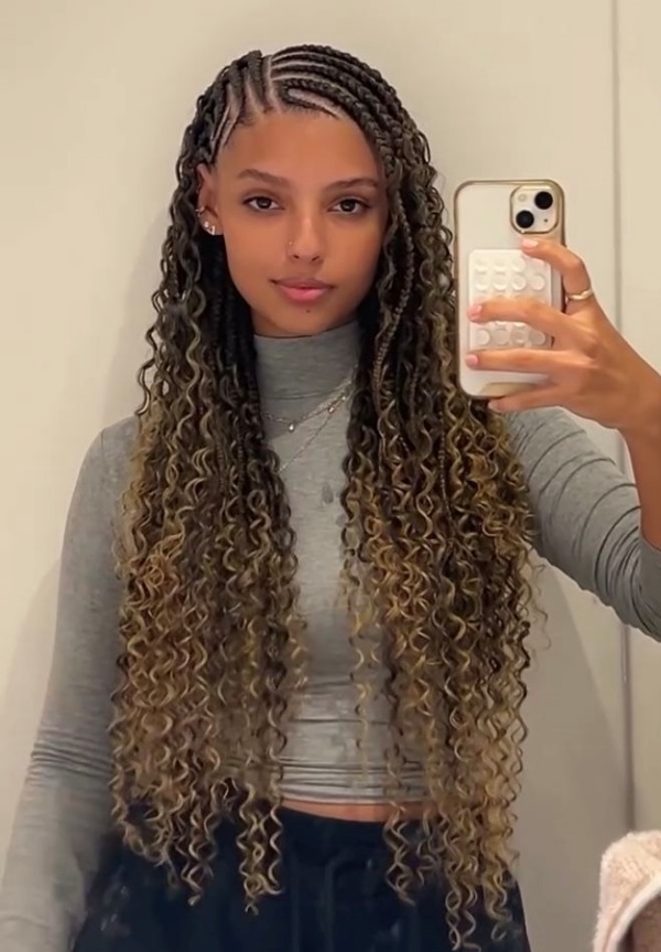 ghana braids com jumbo