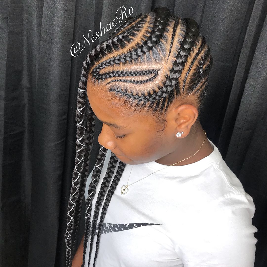 penteado afro com jumbo