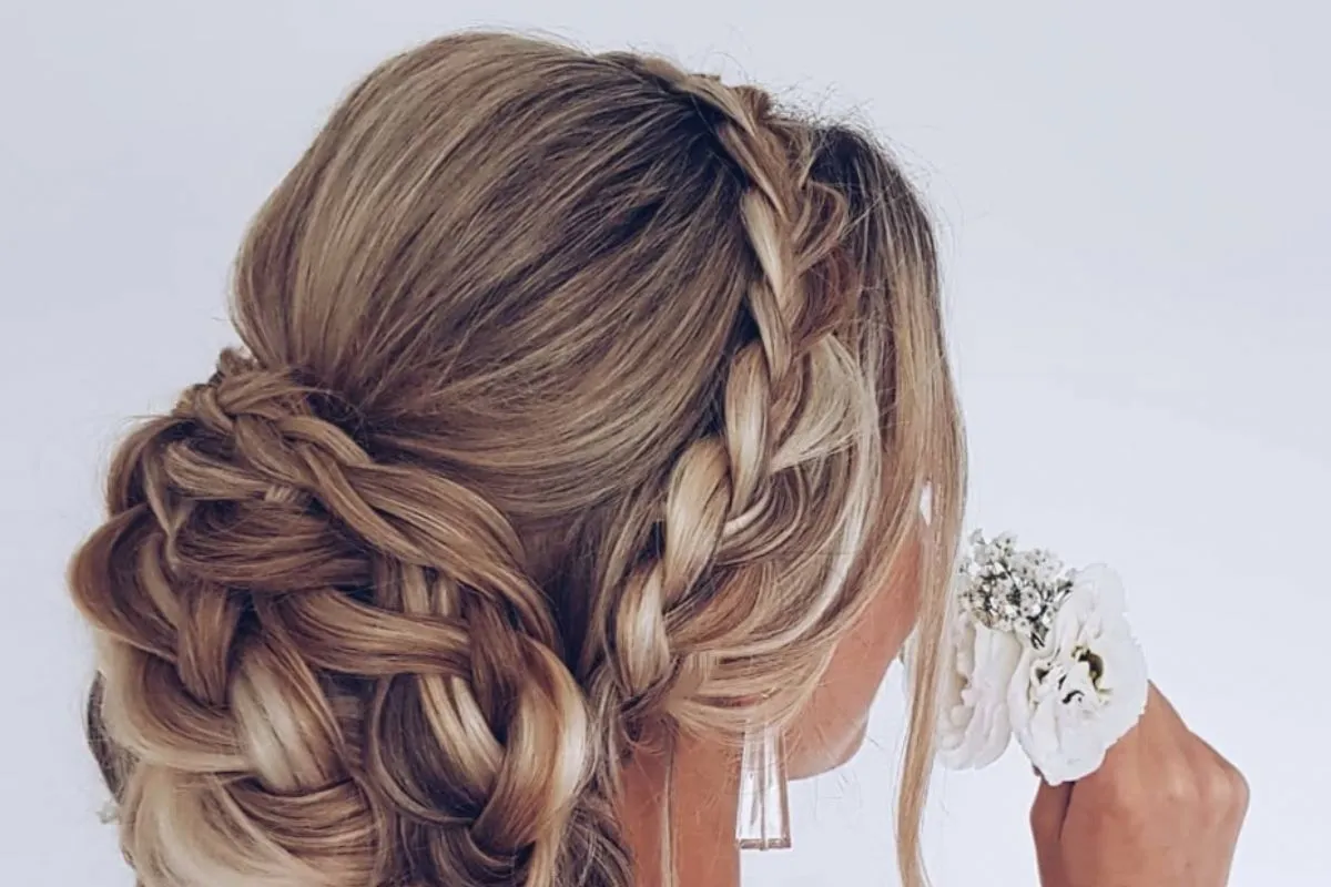 penteado noiva boho