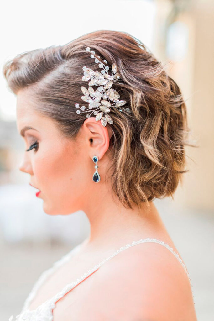 penteado noiva casamento civil minimalista