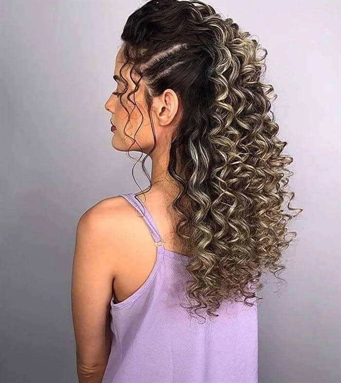 penteado cabelo cacheado fácil