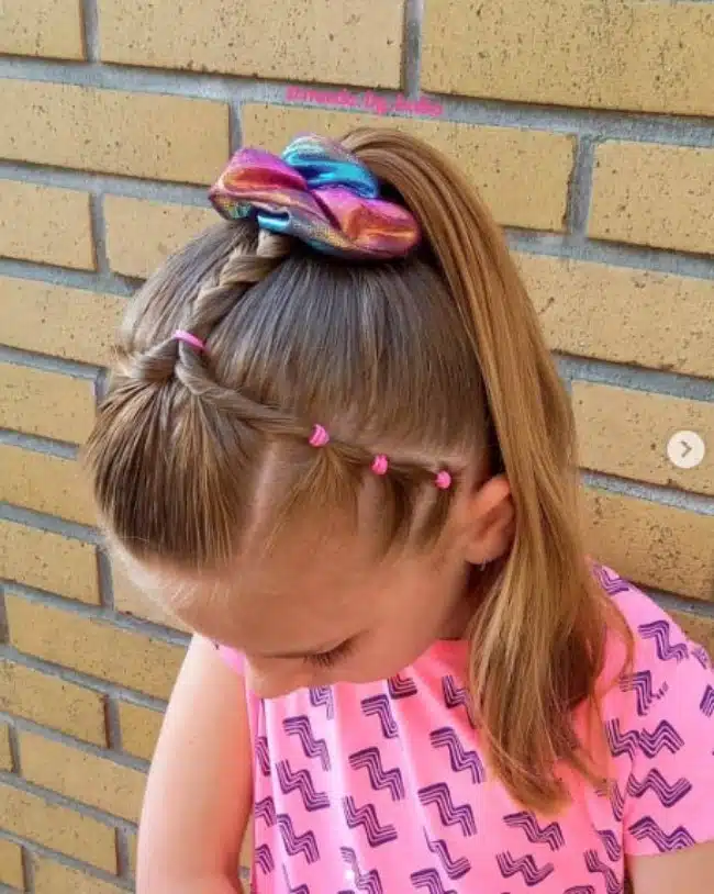 penteados que não escorregam cabelo liso infantil
