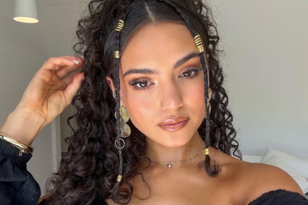 penteados fáceis cabelo ondulado