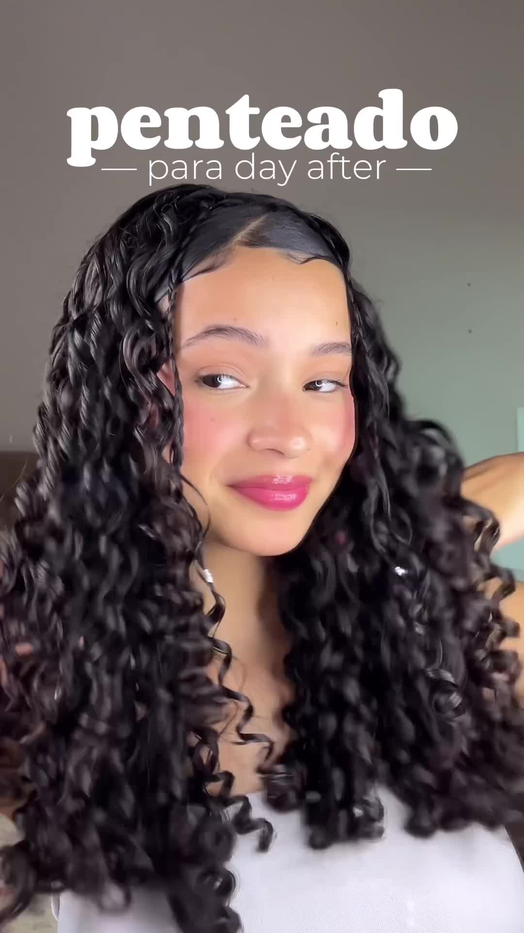 como fazer penteado em cabelo ondulado