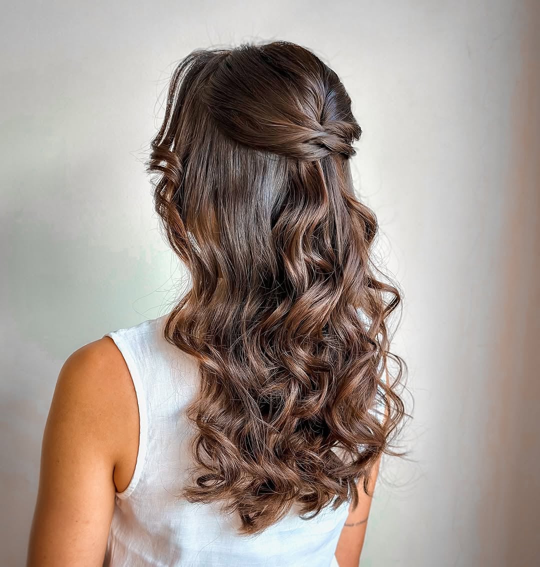 penteado para casamento convidada