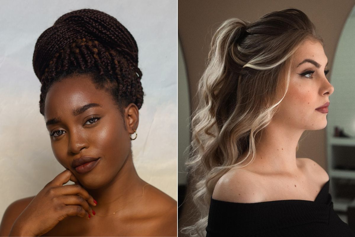 penteado para casamento dia
