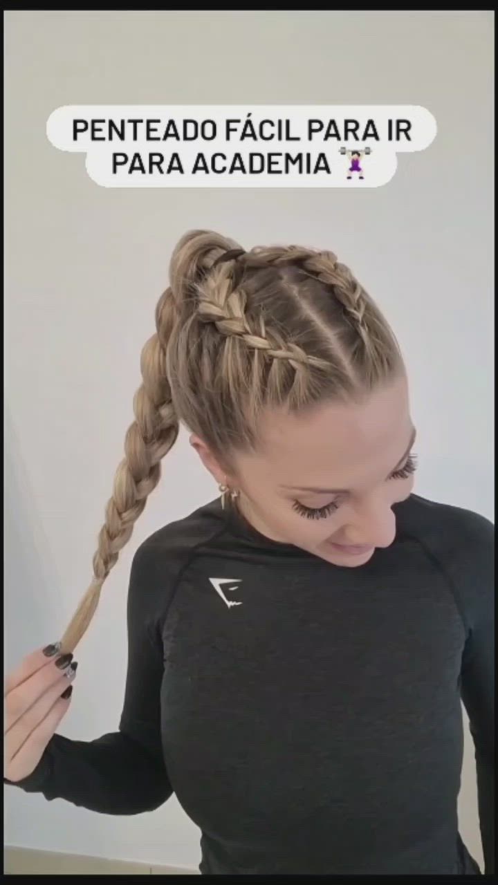 penteado para corrida de rua cabelo curto