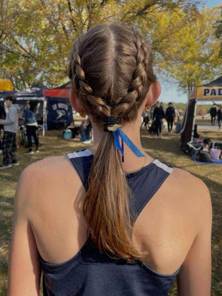 como prender cabelo para correr