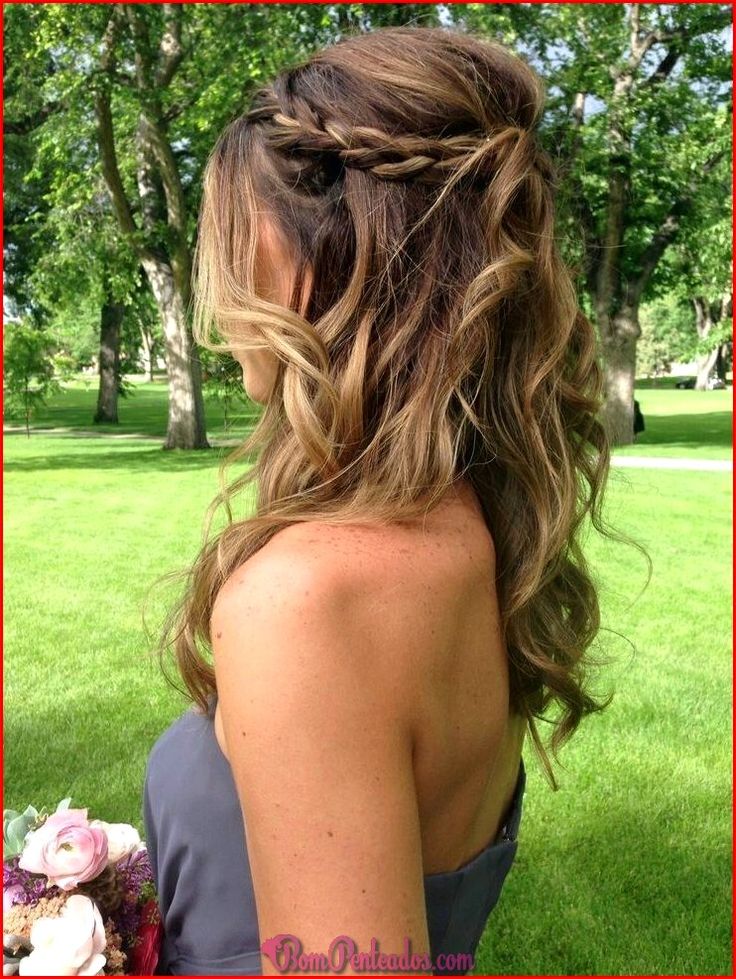 penteado daminha de casamento