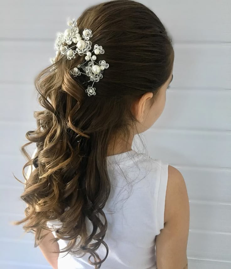 penteado infantil para festa