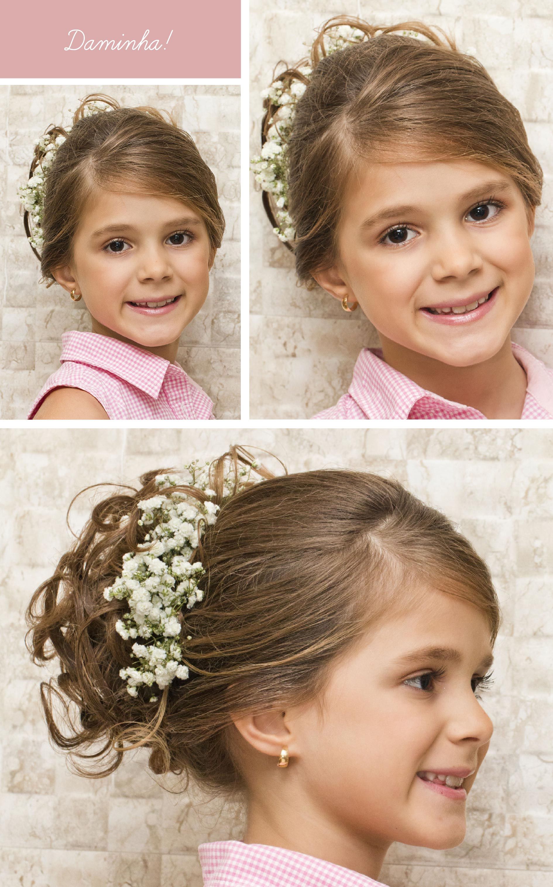 cabelo de daminha de honra