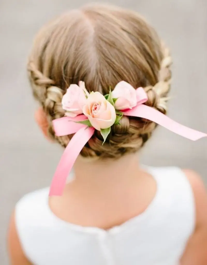 penteado de festa para criança