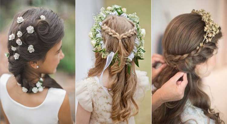 cabelo solto para daminha