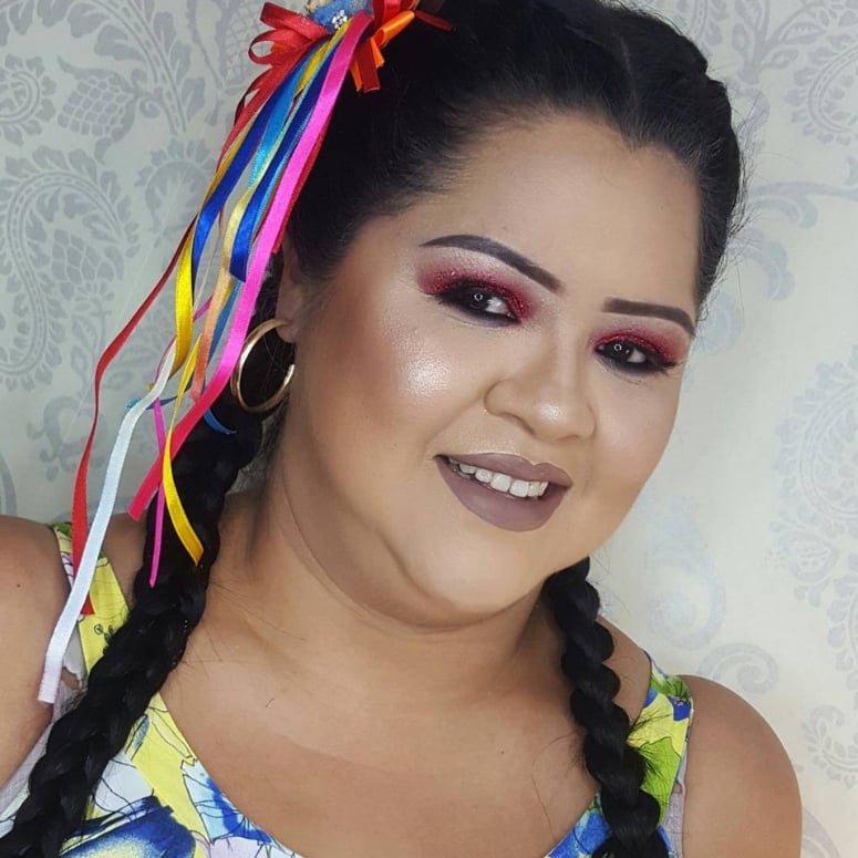 ideias de penteado junino para madrinha