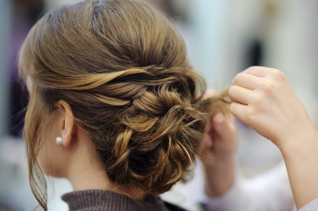 penteado formatura dia a dia