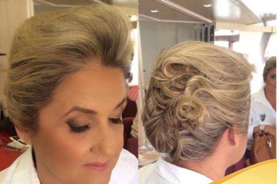 opções de cabelo para avós de casamento