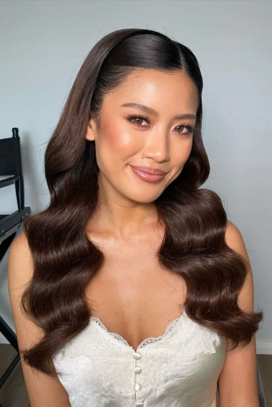 penteado madrinha ondas