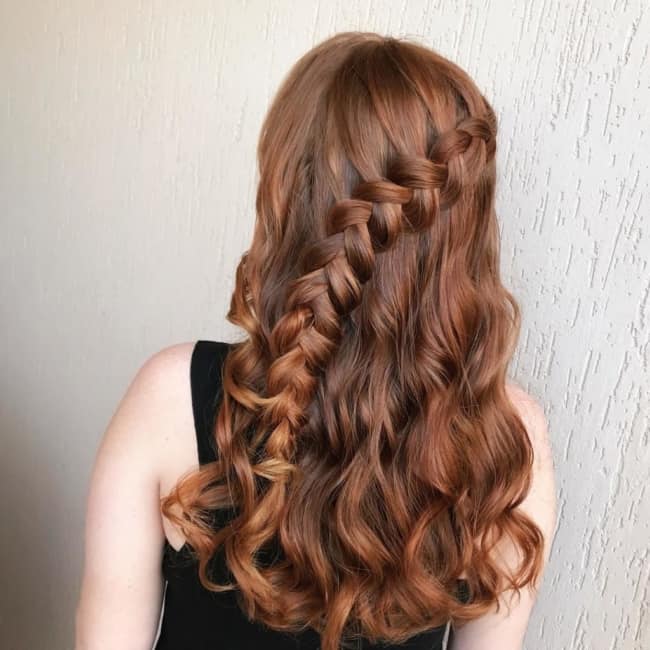 penteado mãe do noivo cabelo solto ondas