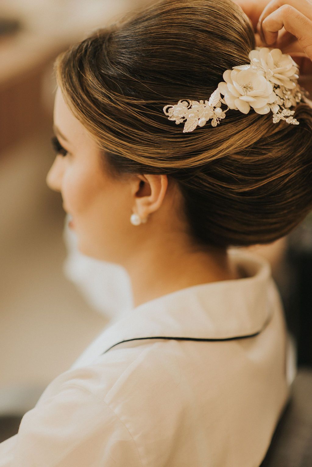 penteado noiva preso