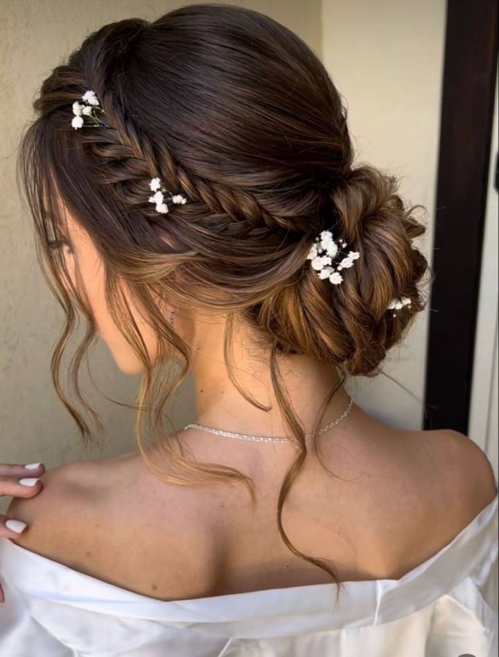 penteado para noiva cabelo cacheado
