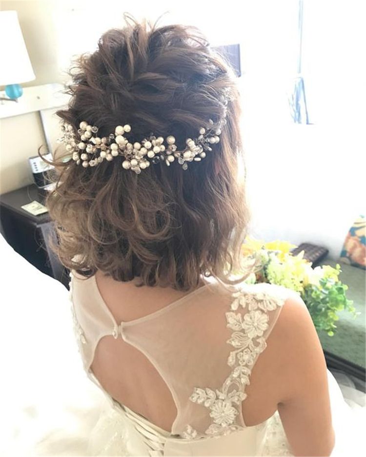 penteado de noiva clássico cabelo curto