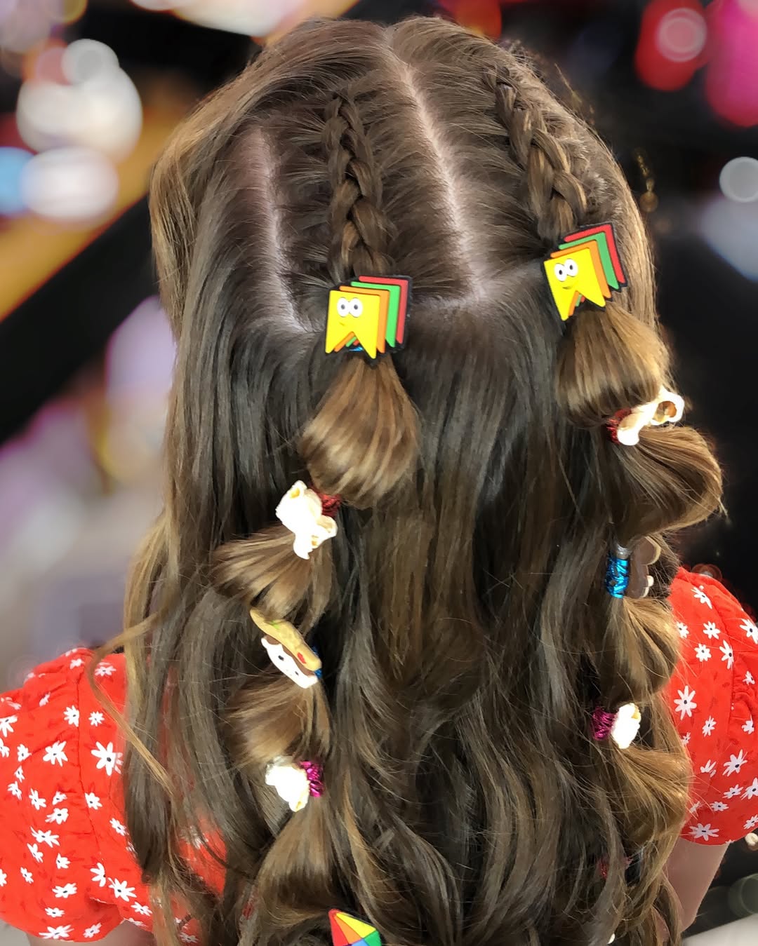 penteado festa junina cabelo cacheado