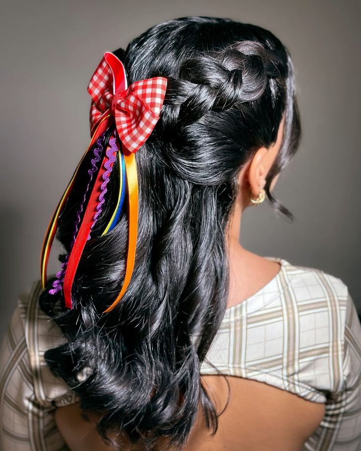 penteado junino infantil