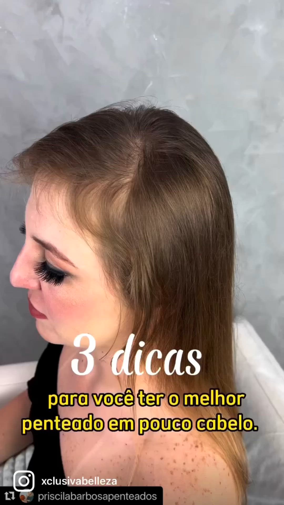 penteados que dão volume