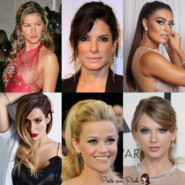 penteados que afinam o rosto