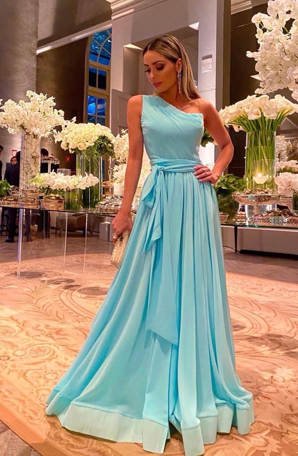como arrumar o cabelo com vestido de um ombro só