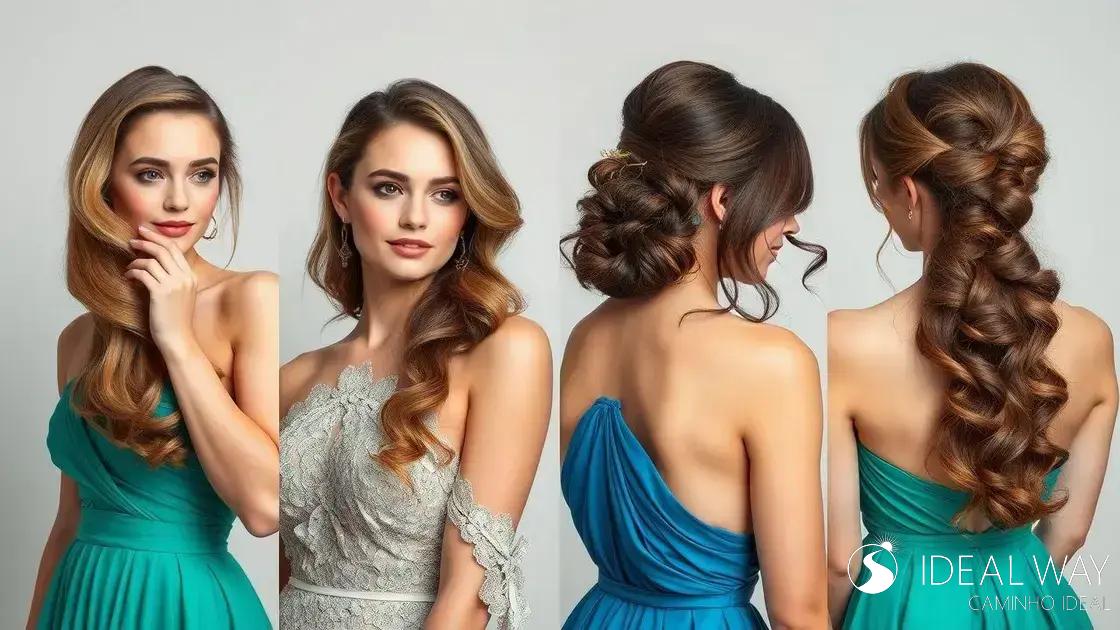 penteado para formatura vestido tomara que caia
