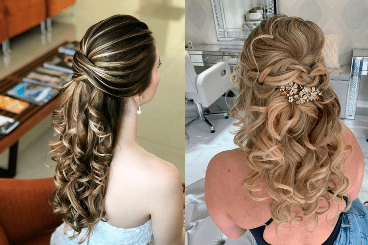 penteados presos elegantes