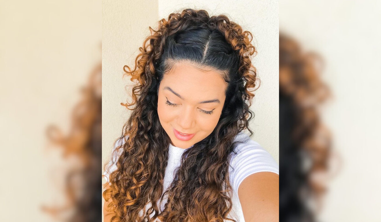 penteado para trabalho cabelo cacheado