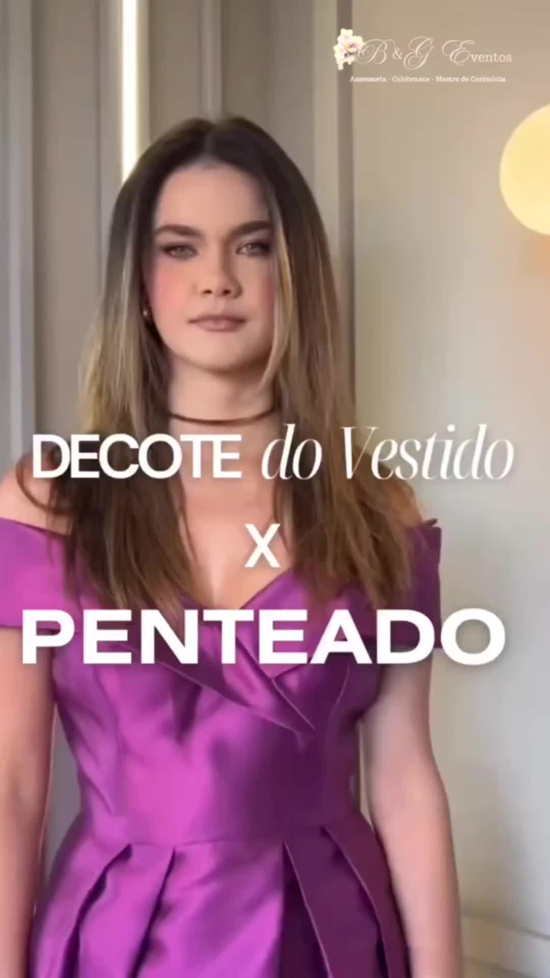 penteado para vestido ombro a ombro